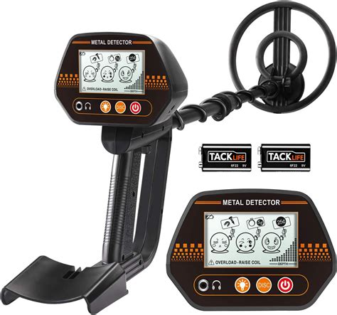 Tacklife Professional Metal Detector, Outdoor Metal Detector, Adjustable Sensitivity, Pinpoint Function, DISC, NOTCH, Detect 9 Types Of Metals, Waterproof Coil, Headphone Jack-MMD07 1 4 out of 5 Stars. . Tacklife metal detector